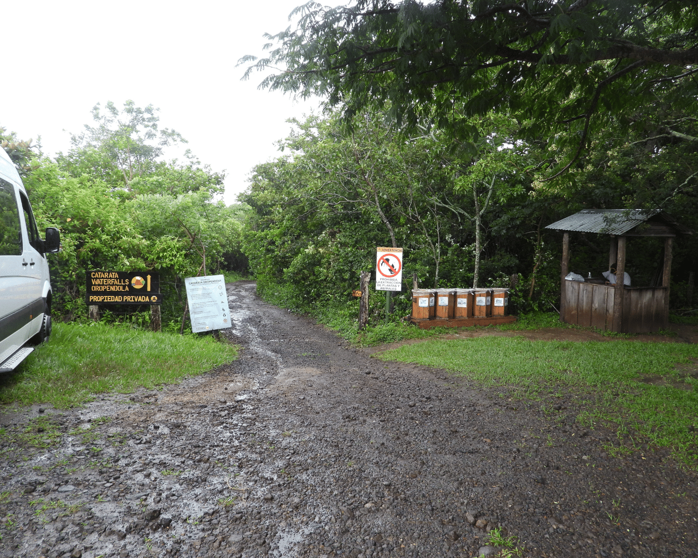 Entrance to Oropendola Waterfall